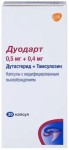 Дуодарт, капсулы с модифицированным высвобождением 0.5 мг+0.4 мг 30 шт