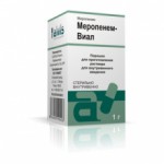 Меропенем-Виал, порошок для приготовления раствора для внутривенного введения 1000 мг 1 шт флаконы