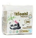 Подгузники детские, Kioshi (Киоши) 0-5 кг р. nb 24 шт премиум ньюборн